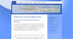 Desktop Screenshot of fewoblaueshaus.de